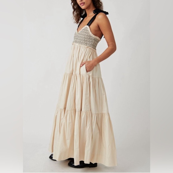 FREE PEOPLE Bluebell Solid Maxi
Dress / Vacation Sand - Picture 5 of 10